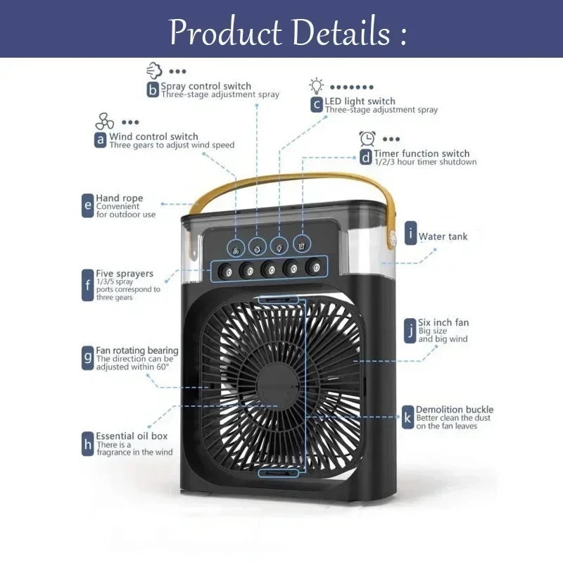 3 In 1 Fan Air Conditioner Fan